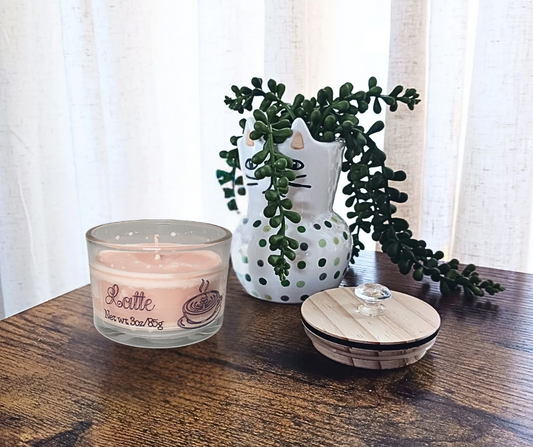 Latte candle-3oz