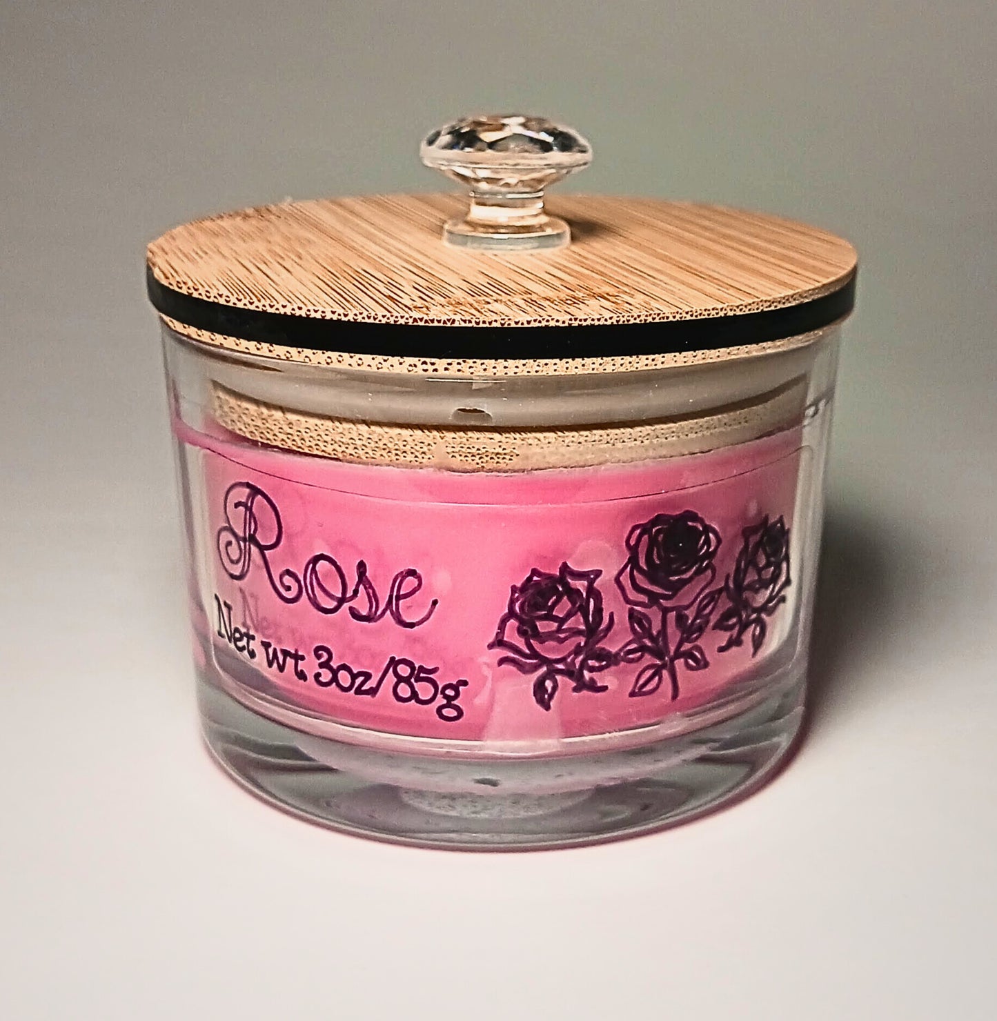 Rose candle-3oz