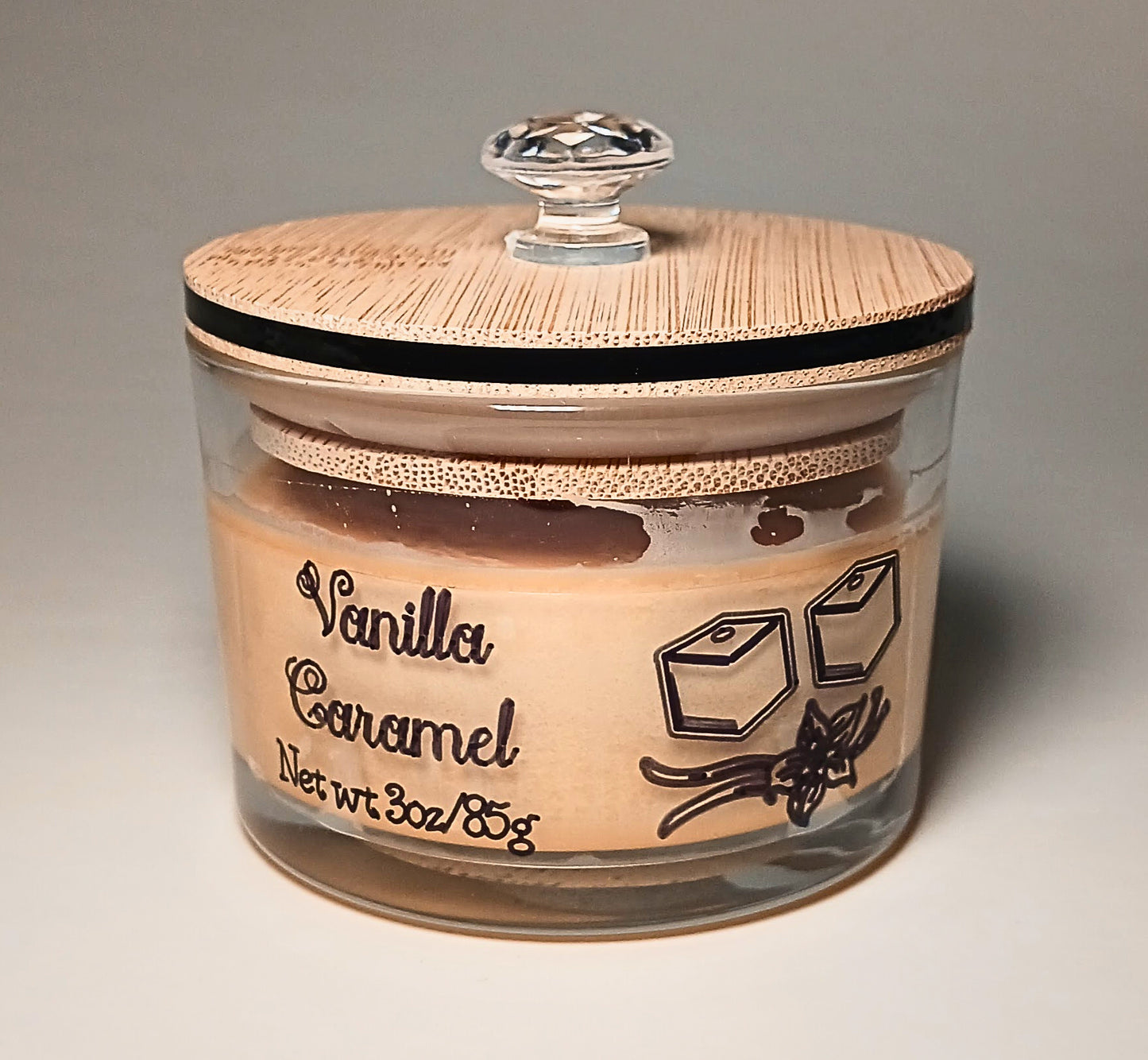 Vanilla Caramel candle-3oz