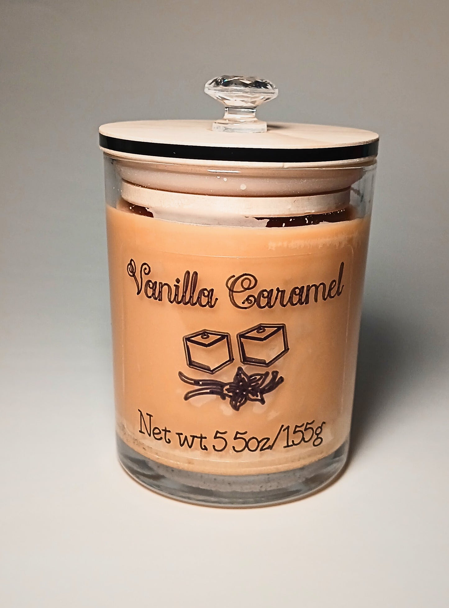 Vanilla Caramel candle-5.5oz