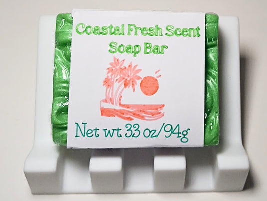 Coastal Fresh Scented Soap-Wave Bar