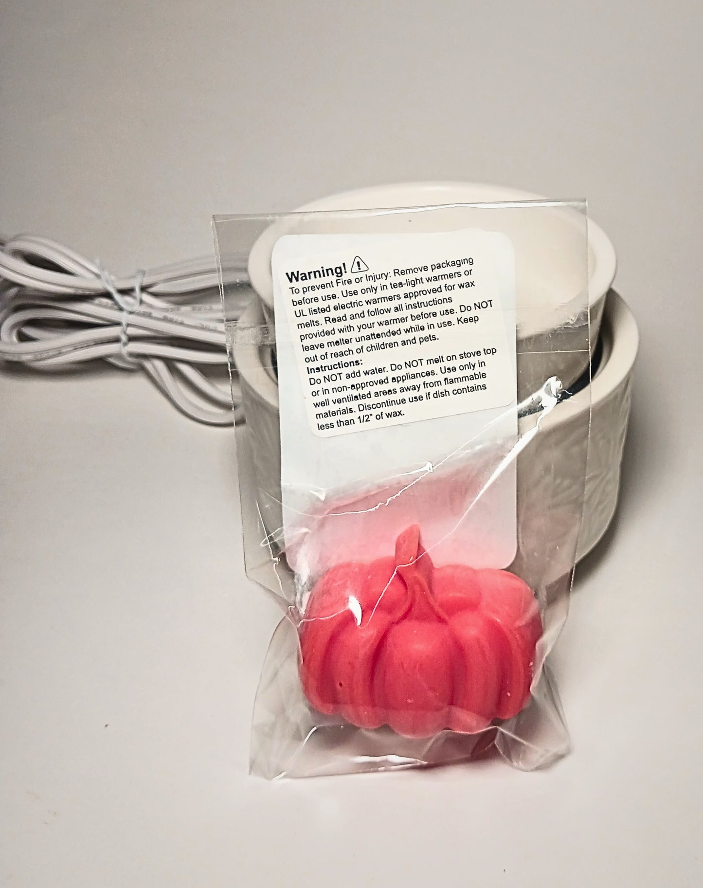 Pumpkin Shaped Wax Melts-Harvest Spice scent