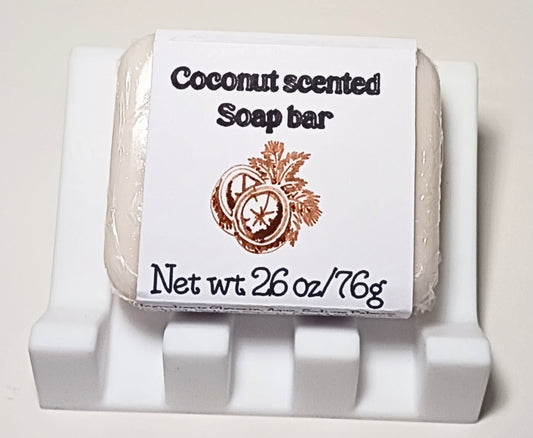Coconut Scented Soap- Small Bar