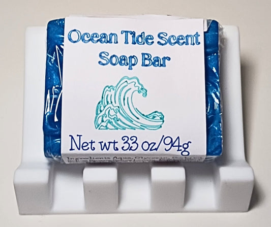 Ocean Tide Scented Soap- Wave Bar
